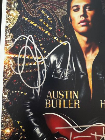 Elvis Signed Movie Poster- Premium Matte Vertical Poster