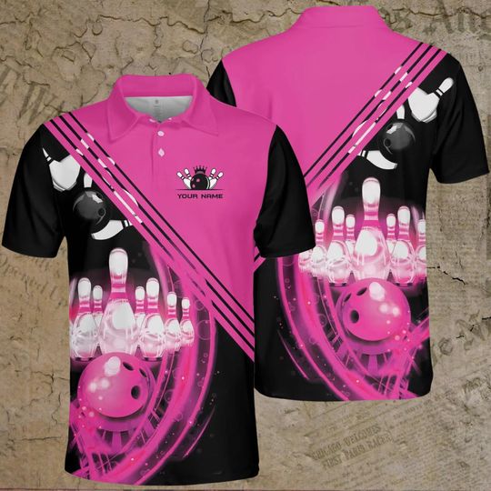 Custom Bowling Polo Shirt: Personalized Team Jersey
