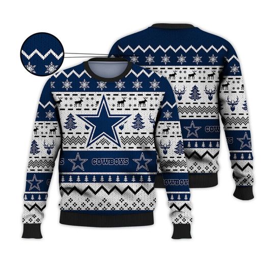 Cowboys Football Team Ugly Christmas Sweater