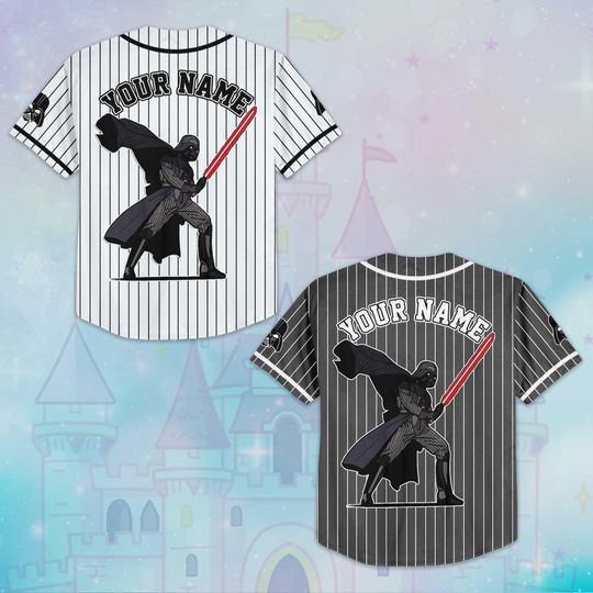 Personalized Darth Vader Baseball Jersey, Custom Star Wars Shirt