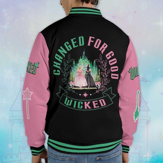 Personalized Wicked Varsity Jacket, Custom Outerwear