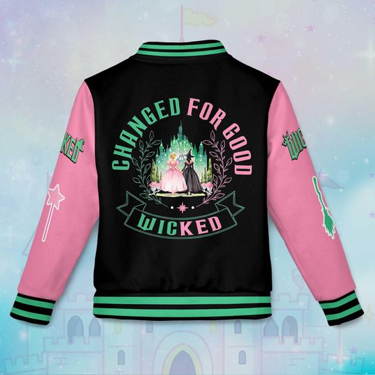 Personalized Wicked Varsity Jacket, Custom Outerwear