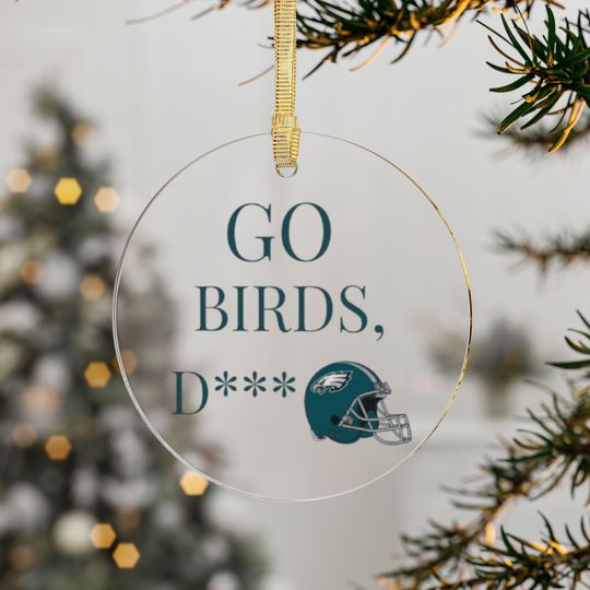 Philadelphia Eagles Acrylic Ornament: Game Day Tree Decoration hanger