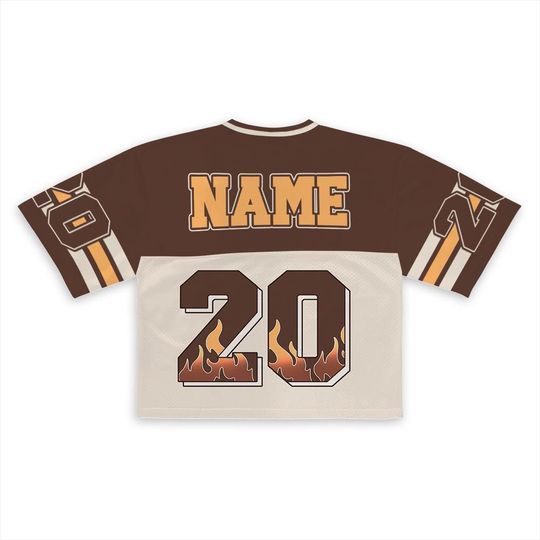 Custom Football Jersey with Name and Number  Personalized Concert & Game Day Outfit.