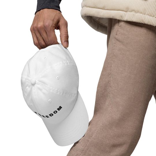 Embroidered Freedom Cap: Charlie Kirk Justice Hat