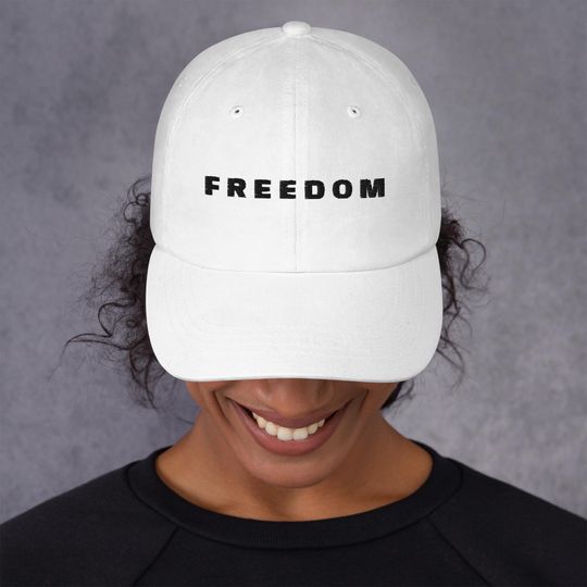 Embroidered Freedom Cap: Charlie Kirk Justice Hat