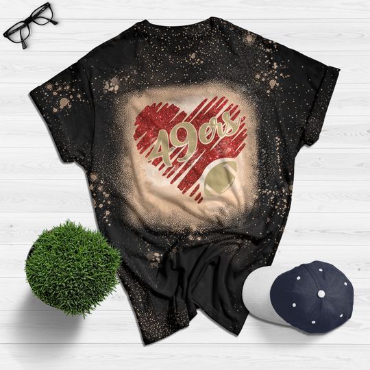 49ers  Bleached 3D T Shirt