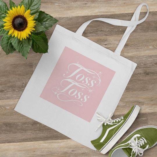 Wicked Musical Tote Bag: "Toss Toss" Quote, Glinda Gift