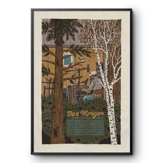 Dan Mangan Canadian Tour 2025 Vertical Poster