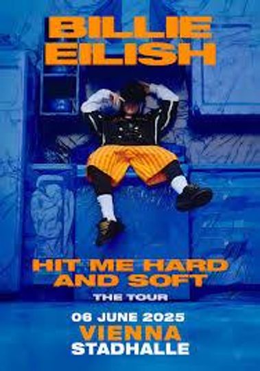 Custom Billie Eilish hit me hard and soft Tour US 2025 Poster