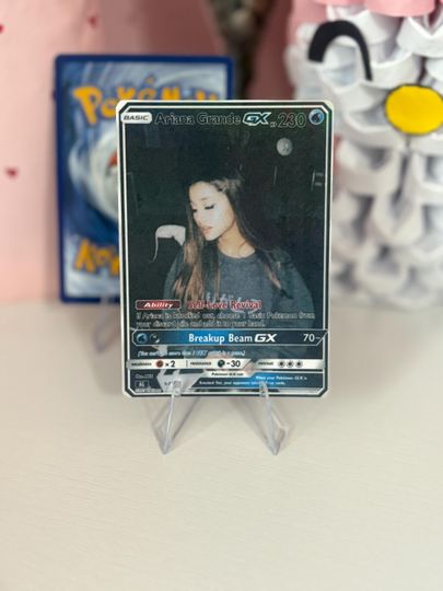 Ariana  Acrylic Card, Photo Card, Gift For Music Fan