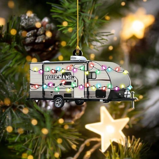 Personalized Camping Car Christmas Ornament ,Camping Lover Gift, Camping Lover Ornament 2025,Keepsake Gift For Camper, Camping Decor Gift