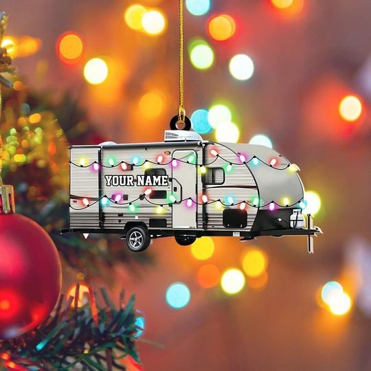 Personalized Camping Car Christmas Ornament ,Camping Lover Gift, Camping Lover Ornament 2025,Keepsake Gift For Camper, Camping Decor Gift