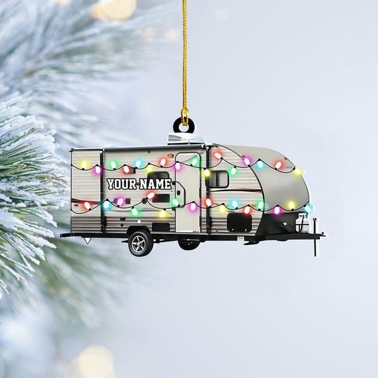 Personalized Camping Car Christmas Ornament ,Camping Lover Gift, Camping Lover Ornament 2025,Keepsake Gift For Camper, Camping Decor Gift