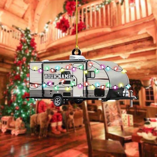 Personalized Camping Car Christmas Ornament ,Camping Lover Gift, Camping Lover Ornament 2025,Keepsake Gift For Camper, Camping Decor Gift