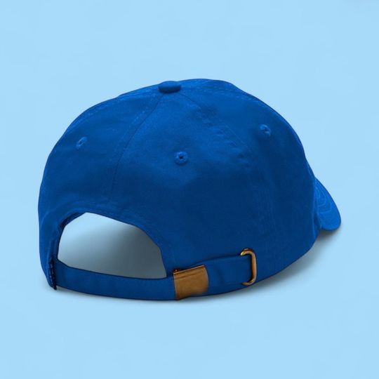 Royal Blue LA Dodgers Baseball Cap: Textured Embroidery Dad Hat