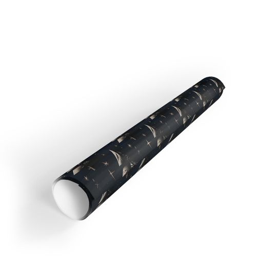 Christmas Tree Gift Wrapping Paper | Satin Finish, Eco-Friendly