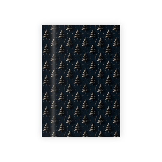 Christmas Tree Gift Wrapping Paper | Satin Finish, Eco-Friendly