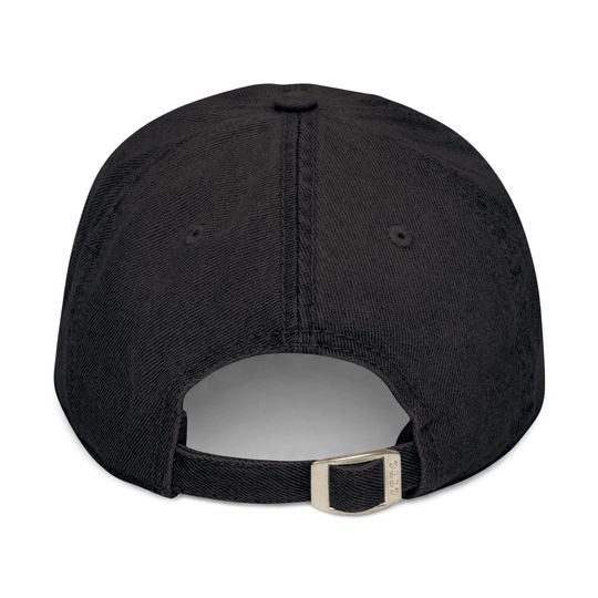 Father Figure Embroidered Denim Hat, Dad Hat, Baseball Cap