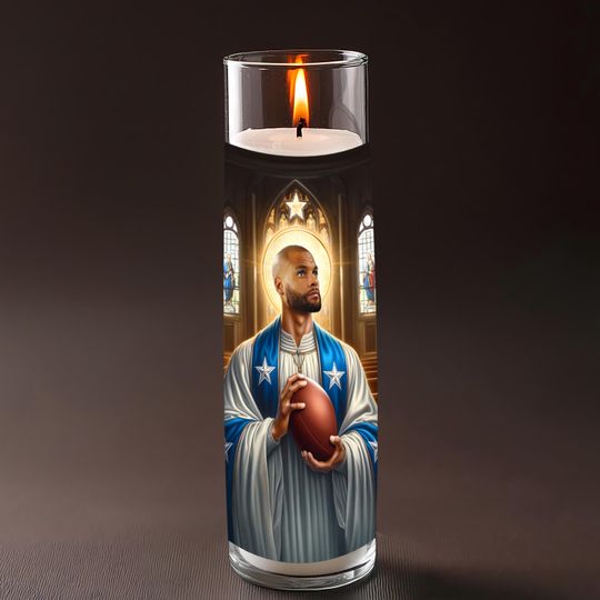 Dan Prescott Celebrity Prayer Candle