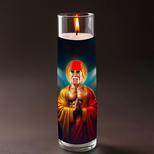 Hulk Hogan Celebrity Prayer Candle
