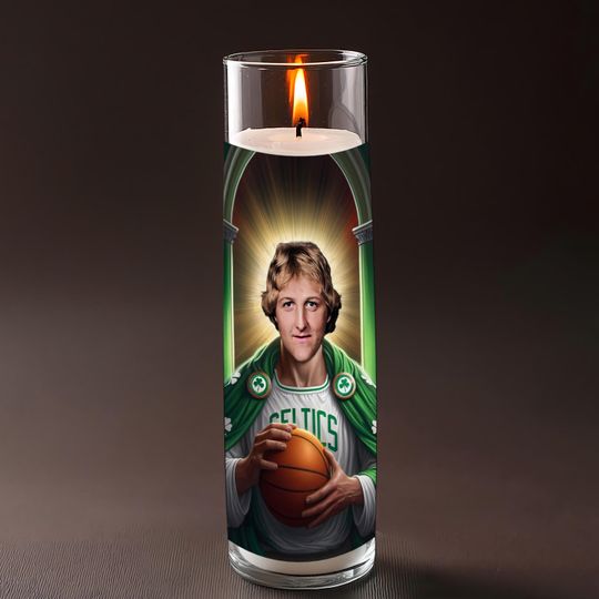 Larry Bird Celebrity Prayer Candle