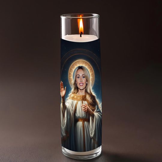 Miley Celebrity Prayer Candle