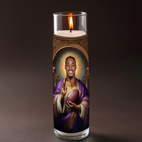 Justin Jefferson Celebrity Prayer Candle