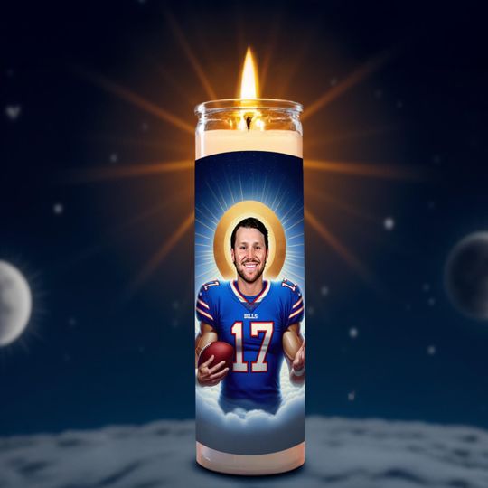 Josh Allen Celebrity Prayer Candle
