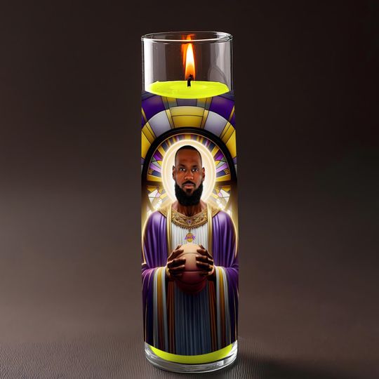 Lebron Celebrity Prayer Candle