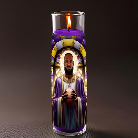 Lebron Celebrity Prayer Candle