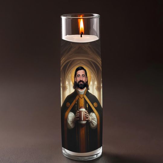 Aaron Rogers Celebrity Prayer Candle