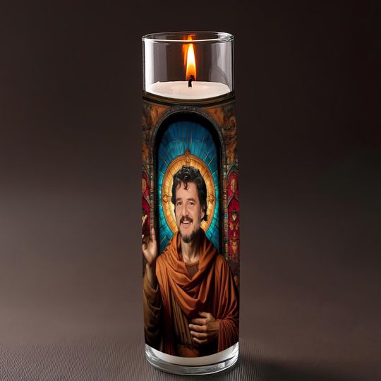Pedro Pascal Celebrity Prayer Candle
