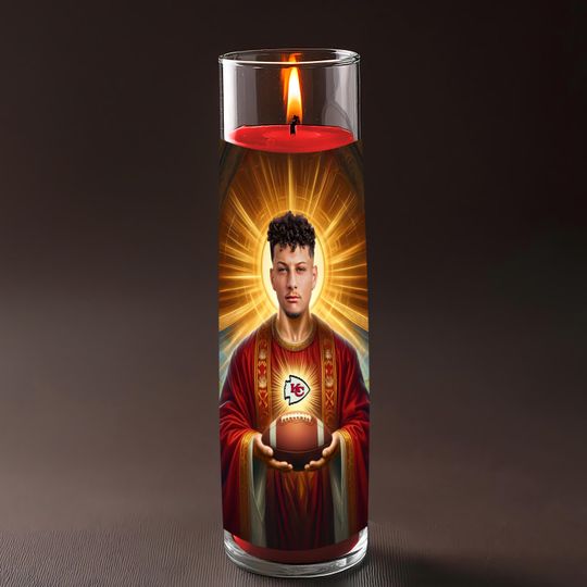 Patrick Mahomes Celebrity Prayer Candle