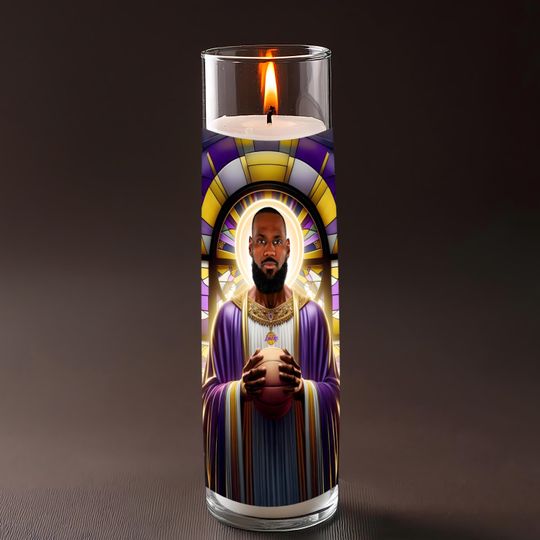 Lebron Celebrity Prayer Candle