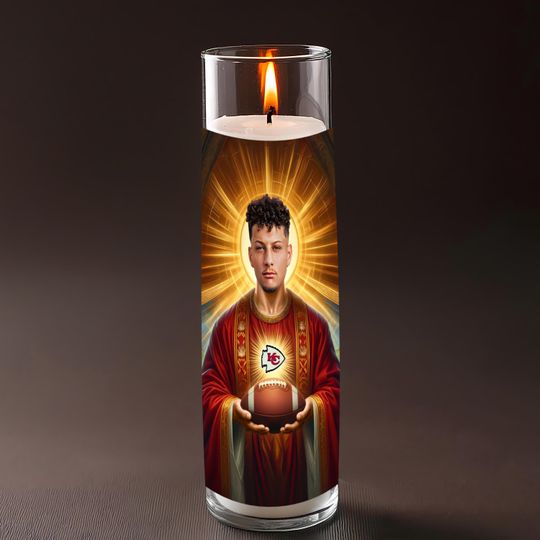 Patrick Mahomes Celebrity Prayer Candle