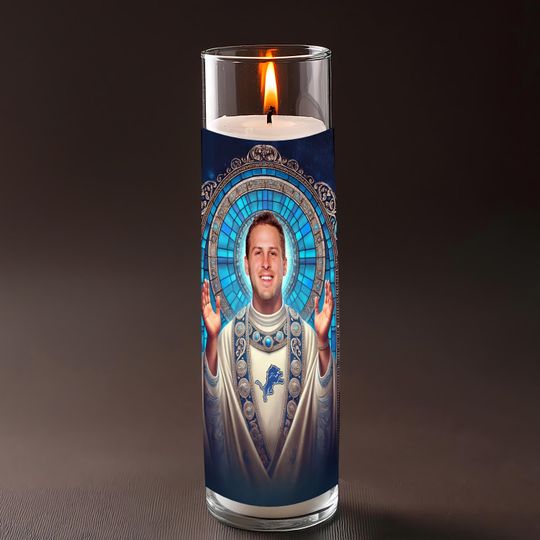 Jared Goff Celebrity Prayer Candle