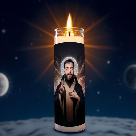 Malone Celebrity Prayer Candle