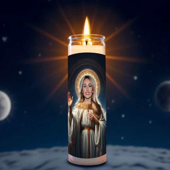 Miley Celebrity Prayer Candle