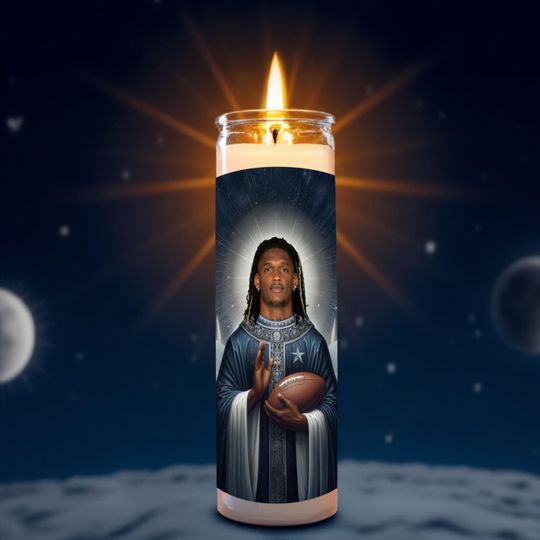 CeeDee Lamb Celebrity Prayer Candle