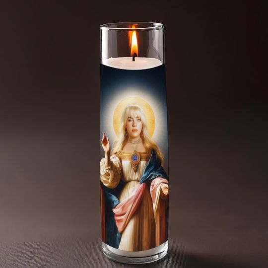 Billie Celebrity Prayer Candle