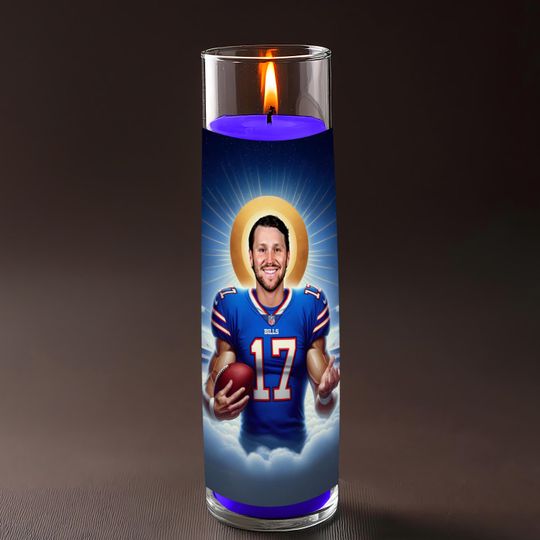 Josh Allen Celebrity Prayer Candle