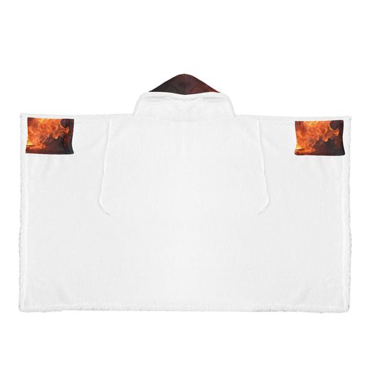 Washington Commanders Personalized Wearable Fleece Hooded Blanket