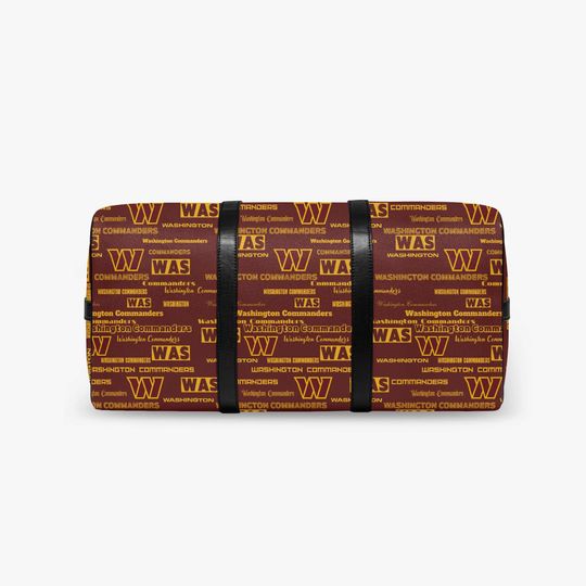 Personalized PU Leather Weekender Bag for Travel and Football Supporters
