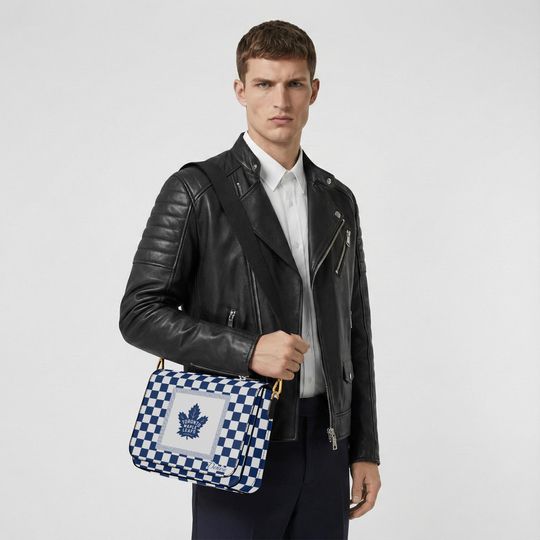 Personalized Toronto Maple Leafs Messenger Bag, Custom NHL Hockey Fan Gift, Maple Leafs Shoulder Bag for Him