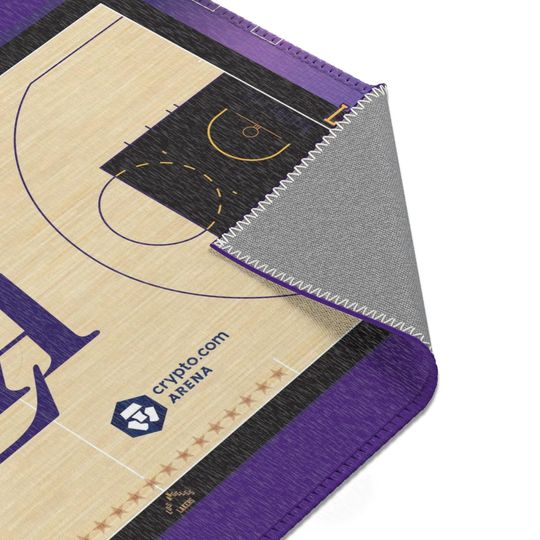 LA Basketball Court Area Rug