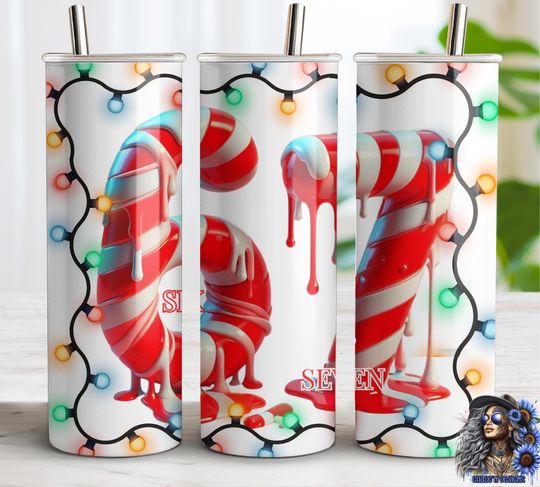 Six Seven Meme Tumbler Wrap, Funny Christmas