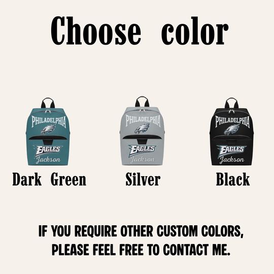 Custom backpack - Eagles backpack - gift