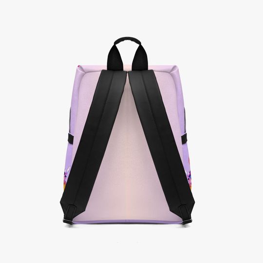 Custom Name Kpop Backpack: Anime Style PU Leather