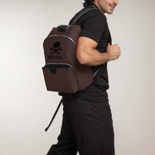 Customized Laptop Backpack for Women - Leather Work Backpack